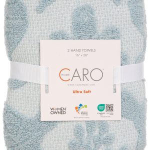 Caro Home 2 Pk Ultra Soft Hand Towels