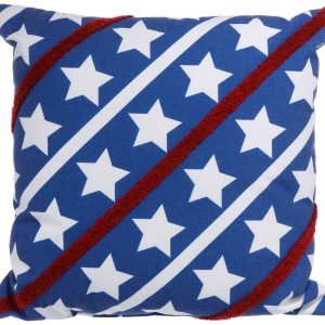 Lush 18 in Tufting Stars Decorative Pillow