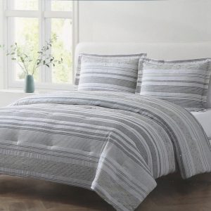ZEST Kitchen + Home Zoila Striped Comforter Set