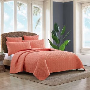 Coastal Home Stitched Wave Quilt