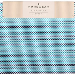 Homewear 6 Pk Striped Placemats