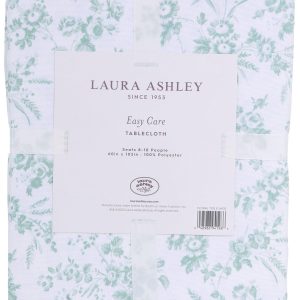 Laura Ashley 60x102 Floral Toile Sage Tablecloth