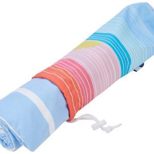 Caro Home Sunset Reverse Stripe Beach Towel