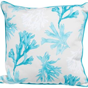 Oceantex 20x20 Reef Coral Print Outdoor Pillow