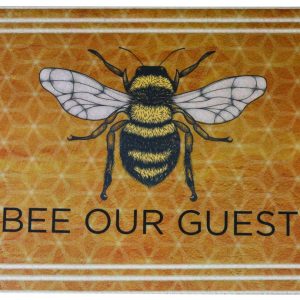 Apache Mills Bee Our Guest Doormat