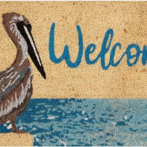 Tropix Pelican Welcome Coir Outdoor Mat