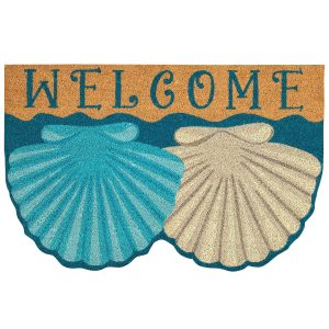 Casabella 22x34 Welcome Shell Cutout Door Mat