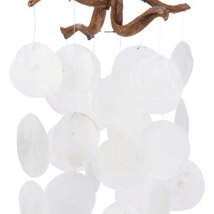 JD Yeatts 24 in White Capiz Chime