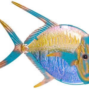 Regal Arts and Gifts 16 inch Metal Puffer Fish Wall Art