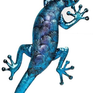Regal Arts & Gifts 22-Inch Gecko Metal Wall Decor