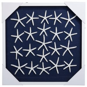 Uma 22x22 Starfish Shadow Bow Wall Accent