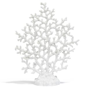 Home Essentials 11 in Resin Coral Home Accent