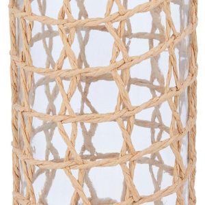 Boston International 13 in Glass Rope Vase