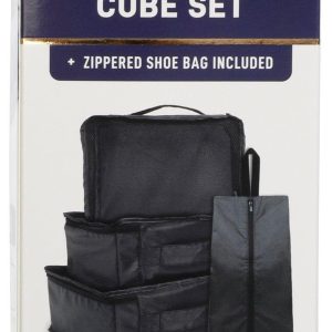 Brookstone 4 Pc Travel Packing Cube Set