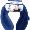 Brookstone Contoured Memory Foam Travel Pillow