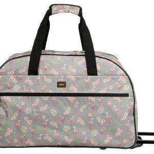 Lucas 22 in Wheeled Weekender Printed Duffel Bag