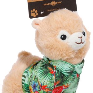 Giftable World 7 in Akoni the Alpaca Pet Toy with Squeaker