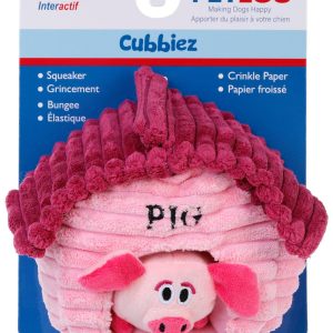 Petlou 6 in Cubbiez Pig Dog Toy