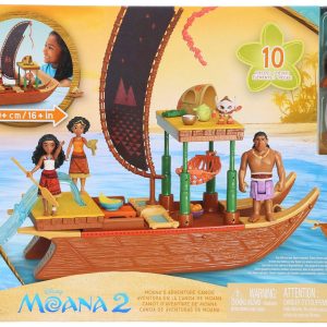 Disney Princess Moana Boat And Doll Set