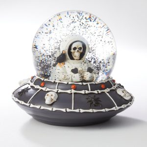 Brighten The Season 5in. Skeleton Spaceship Snowglobe