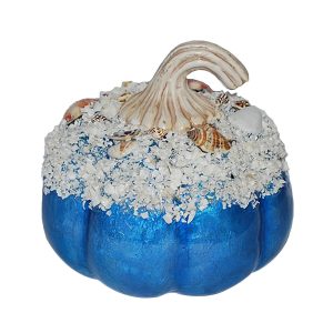 Brighten The Season 6 in. Shell Pumpkin Home Accent