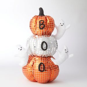 Brighten The Season 12in. Ghost Sequince Pumkin Tower
