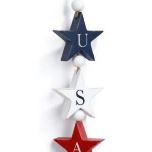 Boston International Americana USA Map Beads Decor