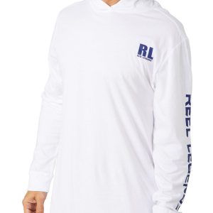 Reel Legends Mens Seabreeze Cotton Marlin Hoodie
