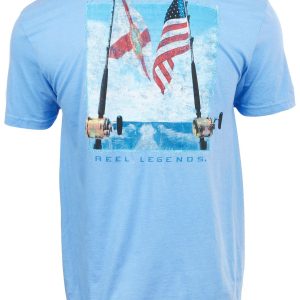 Reel Legends Mens Florida Trolling Short Sleeve T-Shirt