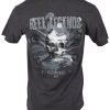 Reel Legends Mens Graphic Fish Skeleton T-Shirt