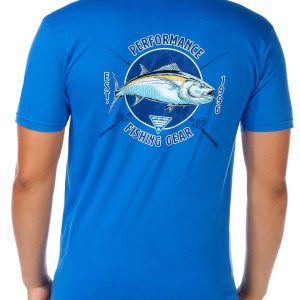Columbia Mens PFG Gaffey Print Short Sleeve Tee