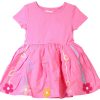 Peek Little Baby Girls Sleeveless Embroidered Dress