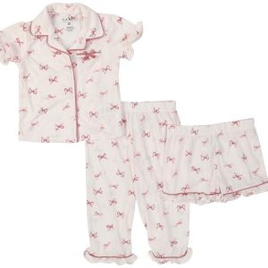 Nicole Miller Toddler Girls 3 pc Pajama Set