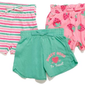 Freestyle Toddler Girls 3 Pk Berry Vibes Shorts