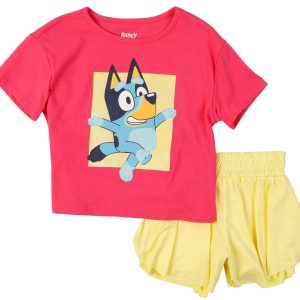 Bluey Toddler Girls 2 Pc Shorts Set