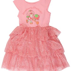 Strawberry Shortcake Toddler Girls Glitter Tutu Dress