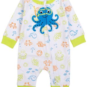 Baby Boys Octopus Footless Sleeper