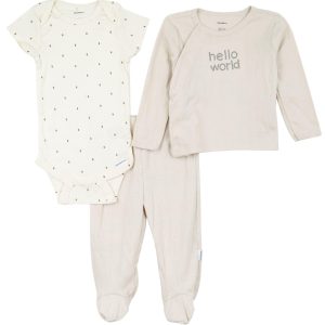 Gerber Baby Boys 3 Pc Hello World Creeper Set