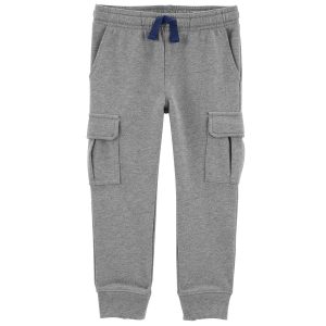 Baby Boys Heathered Cargo Pants