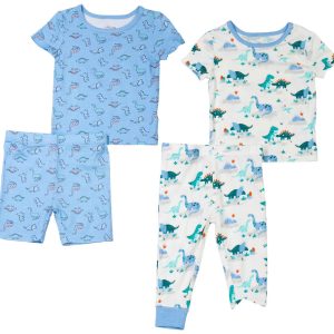 Little Me Baby Boys 4 Pc Dinosaur Pajama Set
