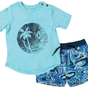 Volcom Baby Boys 2 pc Swim Short Set