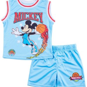 Disney Baby Boys Mickey Basketball Jersey 2-pc. Set