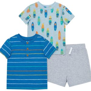 Little Me Toddler Boys 3 Pc Shorts Set