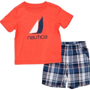 Nautica Toddler Boys 2 Pc Shorts Set