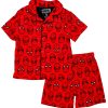 Spiderman Toddler Boys 2 Pc Button Down Pajama Set