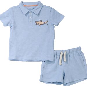 Andy & Evan Toddler Boys 2 Pc Short Set