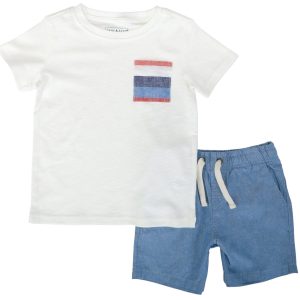 Andy & Evan Toddler Boys 2 Pc Shorts Set