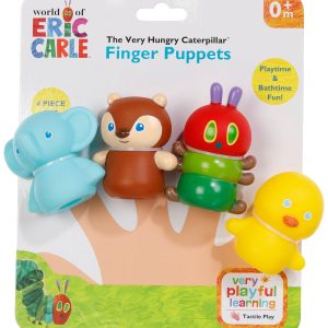 Baby Starter Eric Carle 4 Pk Finger Puppets