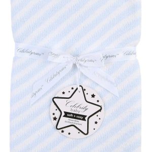 Little Celebrity Baby Chenille Diagonal Stripe Blanket