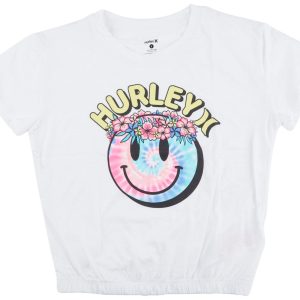 Hurley Big Girls Elastic Hem Tee